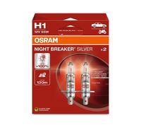 OSRAM 64150NBS-2HB NIGHT BREAKER SILVER H1 12V 55W Lampadine per fari (doppie)