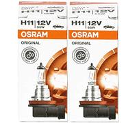 Osram 64211, Lampadine alogene per auto, H11, 55 W, filtro UV, di ricambio, 2 pz