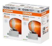 Osram 66340HBI Xenarc 35W D3S PK32D 5 4600K HID Xenon Light Bulb (2 Pack)