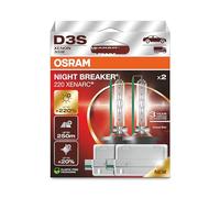 6x Duopack OSRAM D3S Xenarc Notte Breaker 220 Fino +220% 4400 K Modello 2024/25