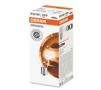 OSRAM ORIGINAL - BASE IN METALLO - P21W - 12V Lampadina extra confezione da 1