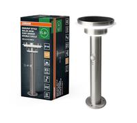 OSRAM Applique da parete per esterni a LED solare ENDURA Style in acciaio inox,