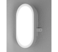 OSRAM Applique 11W Bulkhead, 4000K, 840 lm, IP54, IK06, antiurto, alloggiamento in policarbonato bianco, angolo di fascio 120°, per scantinati e garage