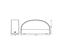 OSRAM applique da esterni LED ENDURA STYLE ILAY, grigio scuro, IP65 Osram