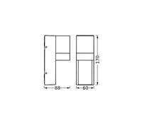 OSRAM Applique da esterno ENDURA CLASSIC ISIDOR grigio scuro IP65 Osram