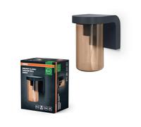 OSRAM Applique da parete per esterni E27 Ambra, applique vintage con corpo in alluminio grigio scuro, protezione IP44, antiurto IK03, per terrazza e balcone