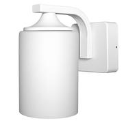 OSRAM Applique ENDURA Classic, bianca, E27, IP43, alloggiamento in alluminio, diffusore in vetro, adatta per esterni, senza sorgente luminosa.