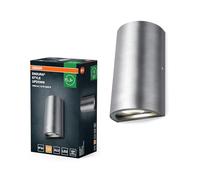 OSRAM Applique LED per esterni, 3000K, UpDown, 1050lm, 12W, alluminio, IP44, IK03, fascio largo, con accessori di montaggio
