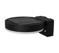 OSRAM Applique solare ENDURA Style, nero, acciaio inossidabile, IP44, sensore di