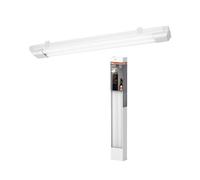 OSRAM Barra luminosa LED 600mm, 25W, 3000K, bianco caldo, 2300lm, alloggiamento in acciaio, diffusore in policarbonato, IP20 per montaggio a soffitto e a parete