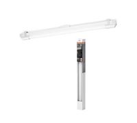 OSRAM Barra luminosa LED 60cm, bianco caldo 3000K, 1260 lumen, plafoniera e applique, installazione senza attrezzi, luce a risparmio energetico IP20, 12W, bianco