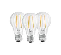 Osram Base CLAS A Lampada LED E27, 6.5W = 60 Watt, Bianco (Cool White), 3 Lamp.