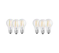 Osram Base CLAS A Lampada LED E27, 6.5W : 60 Watt, Bianco (Cool White), 3 Lamp. (Confezione da 2)