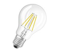Osram Base Classic Lampada LED E27, 4 W, Bianco, 2 Unità