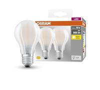 OSRAM Lampadina LED E27 6,5W 827 satinato in set 2x Osram