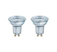 OSRAM Base Faretto LED GU10, 4 W, Bianco, 2 Unità
