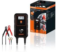 Carica Batteria e Mantenitore per Auto Osram 908 8A con Cavi Portatile 12V 24V