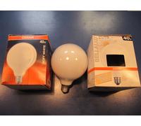 OSRAM BELLALUX GLOBE G120 E27 40W Bianco Morbido | Lampadina Opalina ø 120mm