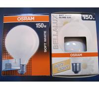 OSRAM BELLALUX GLOBE G95 E27 150W Bianco Morbido | Lampadina Opalina ø 95mm