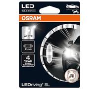 1 Lampadina Osram Cool White Ledriving C5w A Siluro Da 31 Mm 12 V 1 W