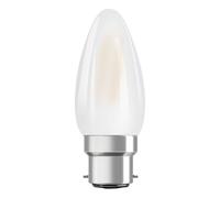 OSRAM Candela LED B22d Classic 827 4W opaca Osram
