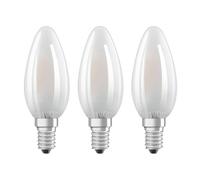 OSR 405807581937 - LED-lampada Base E14, 4 W, 470 lm, 2700 K, filamento, 3er Pack