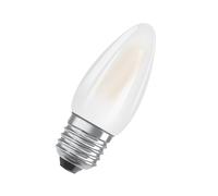 OSRAM Lampada a LED B25 a stella LED per base E27, forma di candela, vetro Matt, 250 lumen, bianco caldo, 2700k, sostituzione di lampadine da 25 W convenzionali, non dimmerabile, 1 pacco