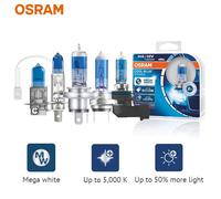 OSRAM Cool Blue Advance H4 H7 H9 H11 12V 5000K Bianco puro H1 H3 HB3 HB4 Xenon Look Auto Lampade alogene Faro originale