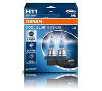 OSRAM COOL BLUE® INTENSE H11, +100% di luminosità in più, fino a 5.000 K, lampad