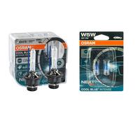 OSRAM COOL BLUE INTENSE Set D2S XENARC Lampadina + W5W DUOPack Lampadina