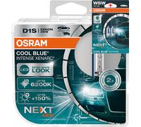 Osram D1S 12V+24V 35W XENARC COOL BLUE INTENSE NextGen. 6200K +150% 2Pz.+W5W...