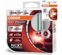 Osram D3S XENARC NIGHT BREAKER LASER 12/24V 35W Confezione 2 Pezzi PK32d-5 +W5W