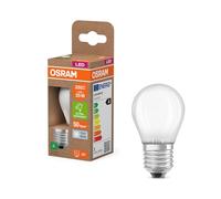 OSRAM Lampadina LED a goccia E27 1,2W opaco 4.000K 255lm Osram