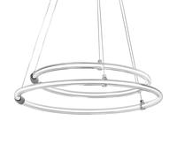 OSRAM Decor Aura, lampada a sospensione a 2 luci in policarbonato curvo con desi