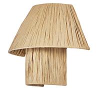 OSRAM Decor Bamboo, lampada a parete decorativa con paralume in carta di bambù,