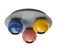 Osram Decor Bubble - Plafoniera a 3 luci, E27, multicolore | Decor Bubble - Lampada da soffitto, multicolore, diametro 250 mm, confezione da 1