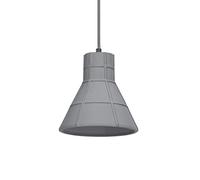 OSRAM DECOR Concrete, lampada a sospensione in cemento, 200 mm, grigio scuro, al