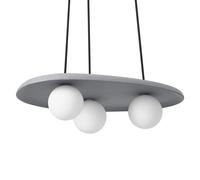 OSRAM Decor Concrete Nest, lampada a sospensione decorativa in cemento, 3 luci,