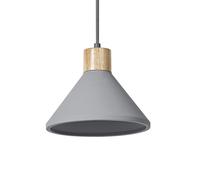 OSRAM DECOR Concrete Wood, lampada a sospensione in cemento, 220 mm, grigio scur