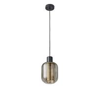 OSRAM Decor Firefly Pendant E27 Pendant light, 170mm, Black, Metal/Glass, Indust
