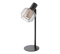 OSRAM Decor Firefly Table E14 Table lamp, Black, Metal/Glass, Industrial style, Textile cable, compact