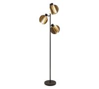 OSRAM DECOR Folded Globe Floor lamp 3x E27, 360mm, Gold, Steel electroplated, In