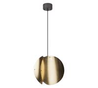 OSRAM DECOR Folded Globe Pendant light E27, 380mm, Gold, Steel electroplated, In
