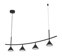 OSRAM Decor Fuji Linear, lampada a sospensione decorativo, 4 luci, 16W, 620lm, 3