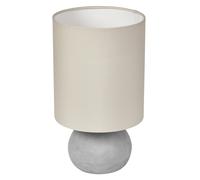 OSRAM Decor Impact, lampada da tavolo decorativa, attacco E27, beige e grigio, n