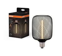 OSRAM Decor LED Filamento di paglia E27 3,5W nero 1800K Osram