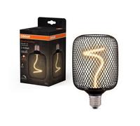 OSRAM Decor LED Filamento a spirale quadrato E27 3,5W nero 818 Osram
