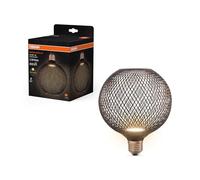 OSRAM Decor LED Flat Globe E27 3,5W nero 2.700K metallo Osram