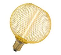 OSRAM Decor LED Filamento di paglia Globo E27 3,5W oro 1.800K Osram