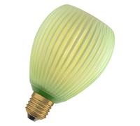OSRAM DECOR LED LAMP IN COLOURED GLASS IN COLOURED GLASS OVAL GREEN